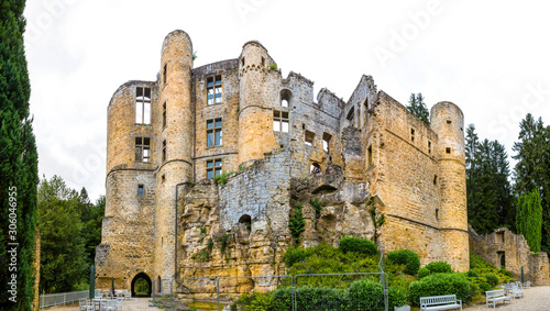 Old castle ruins, general view, Europe