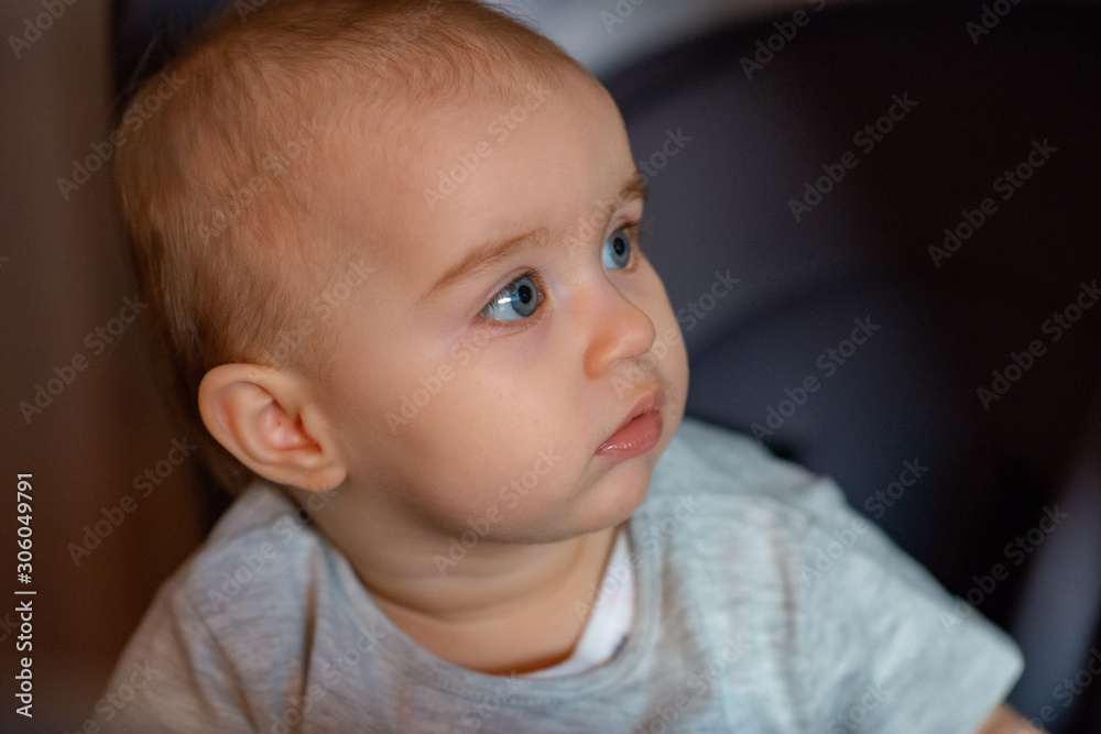 Portrait of adorable baby girl. Childhood. Authentic image. Portrait of adorable baby girl. Childhood. Authentic image.