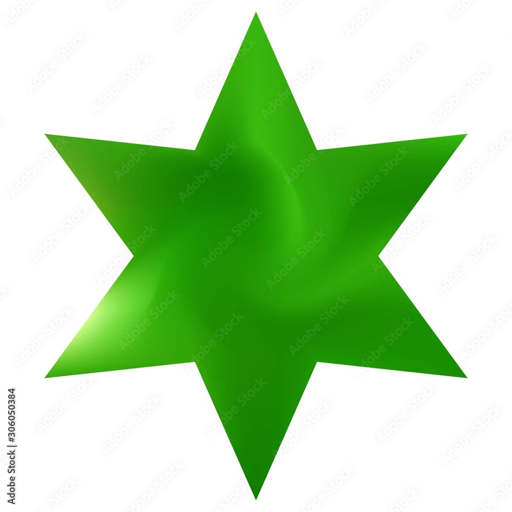 Gradient background in the form of hexagram. Gradient background in the form of hexagram.