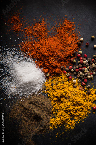 Variety of spices