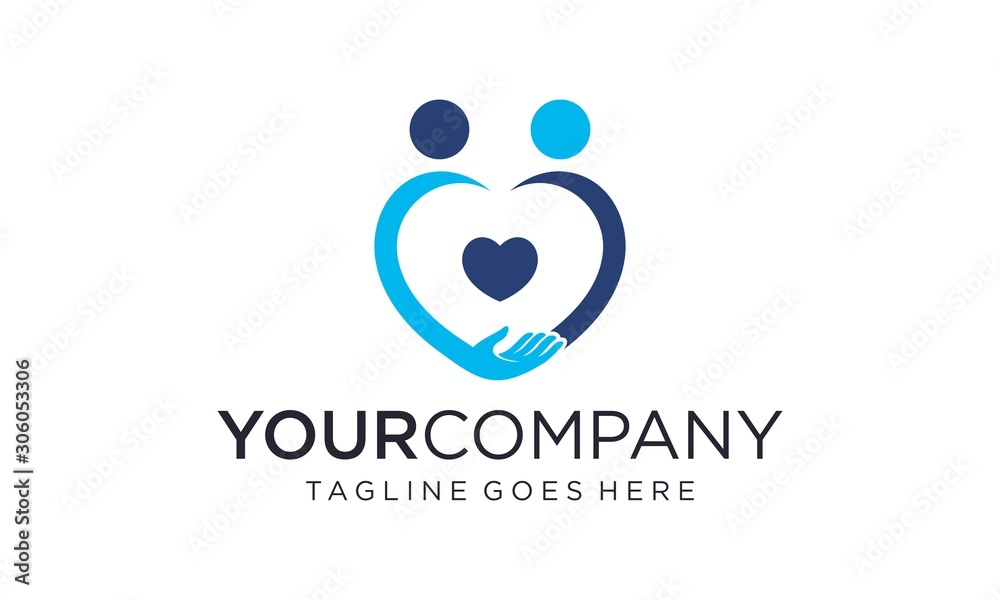 People Care Logo design vector People Care Logo design vector