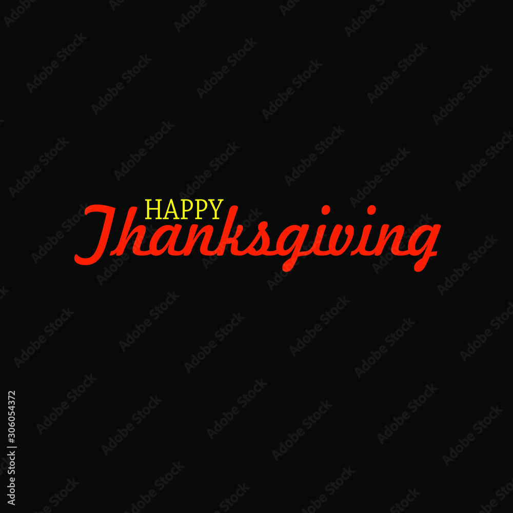 the happy thanksgiving wallpaper vector design