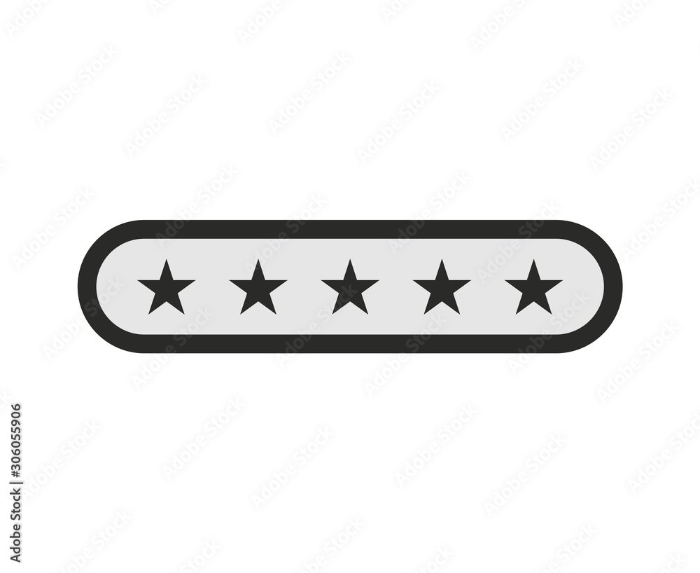 five stars rating symbol five stars rating symbol