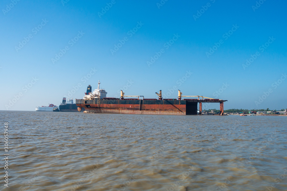 Ship Breaking Yard at Chittagong, Bangladesh
