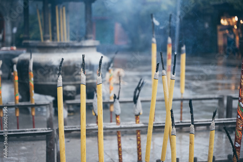 Incense burner in a temple ...
