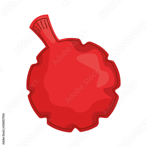 fart bag icon, flat design