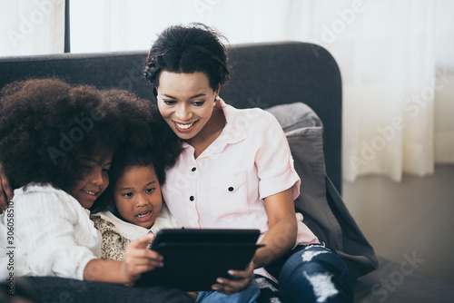 african american family at ...