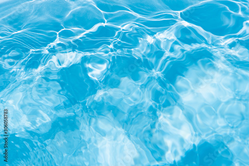 Abstract blue water light reflect art