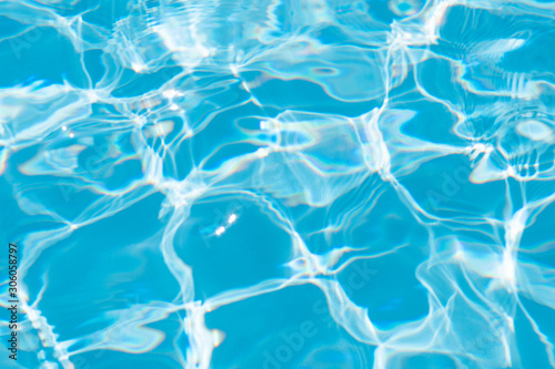 Abstract blue water surface texture background