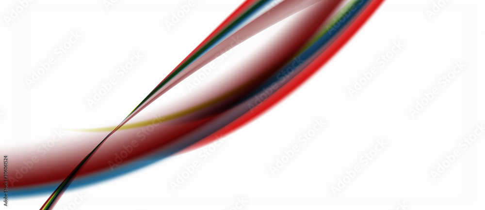 Trendy abstract wave blur pattern, multicolored lines on white background for wallpaper design. Colorful background vector. Creative vector element. Trendy abstract wave blur pattern, multicolored lines on white background for wallpaper design. Colorful background vector. Creative vector element.