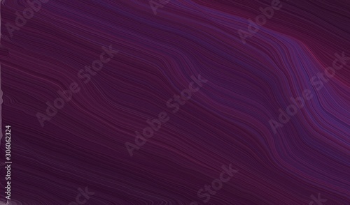 modern curvy waves background design with very dark violet, very dark magenta and dark slate blue color