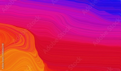 curvy background design with crimson, dark violet and medium blue color