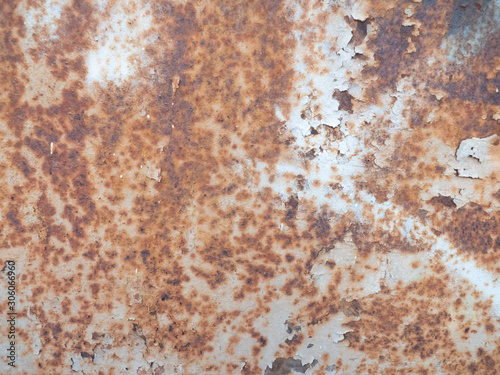 Rusty metal texture background. Sloughs off the paint with an iron. background