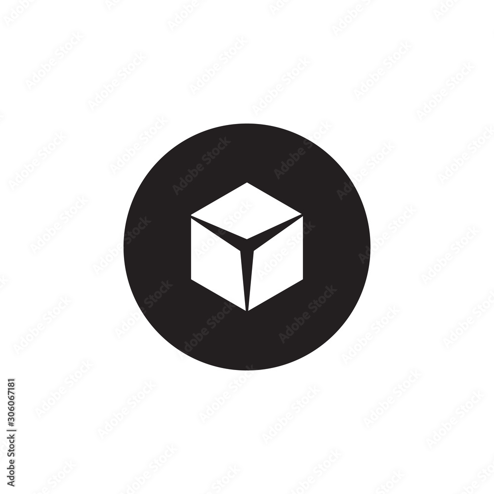 Box icon design template vector isolated illustration Box icon design template vector isolated illustration