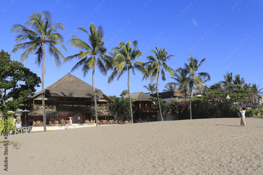 A beautiful view of Double Six beach in Bali, Indonesia. A beautiful view of Double Six beach in Bali, Indonesia.