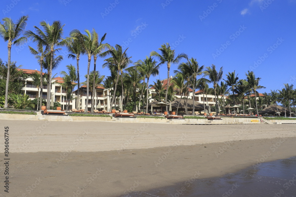 A beautiful view of Double Six beach in Bali, Indonesia. A beautiful view of Double Six beach in Bali, Indonesia.
