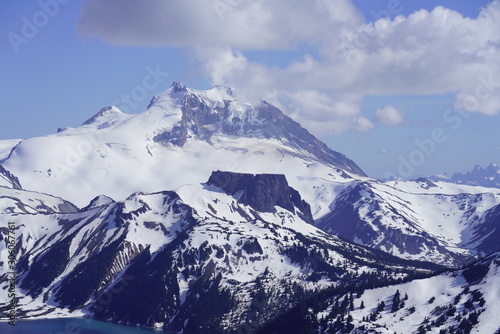 Garibaldi peak in Garibaldi Provincial Park in British Columbia, Canada © Fangzhou