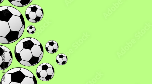 Fototapeta Naklejka Na Ścianę i Meble -  soccer ball background