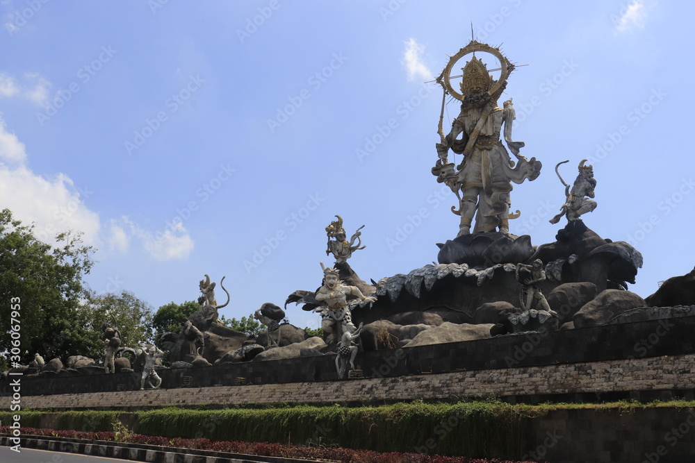 A beautiful view of statues in Bali, Indonesia. A beautiful view of statues in Bali, Indonesia.