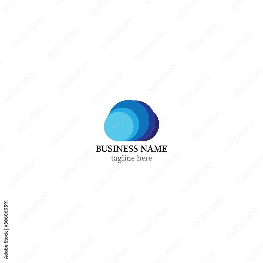 Cloud logo vector icon design Cloud logo vector icon design