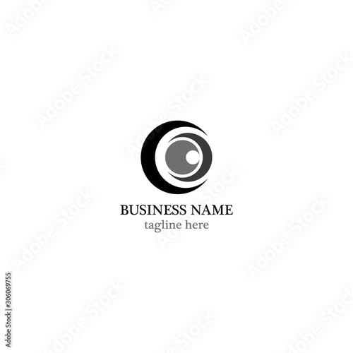 Eye care logo template vector icon design