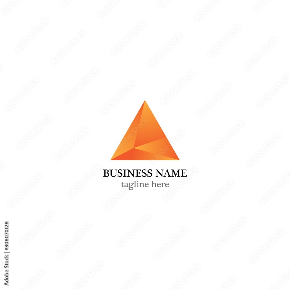 Triangle logo template icon design Triangle logo template icon design