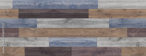 Multi-colored seamless old parquet texture
