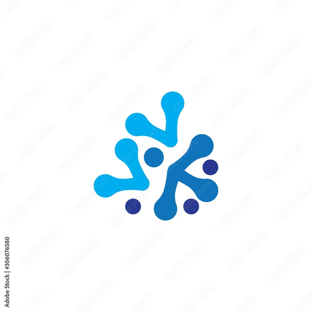 Molecule symbol logo template vector Molecule symbol logo template vector