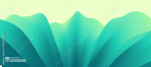 Abstract leaf texture. Floral background. Vector illustration with dynamic effect.