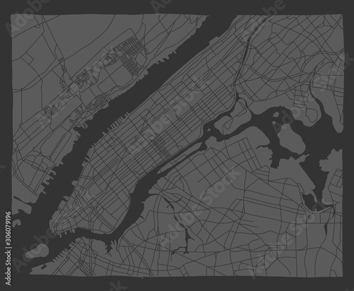 informative flyer manhattan maps new york map.