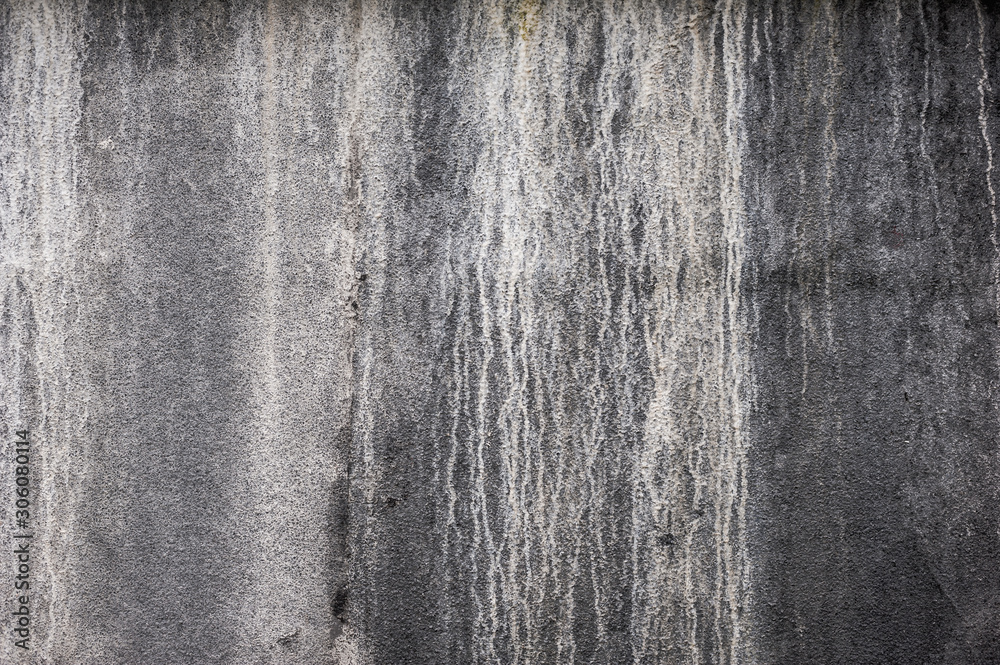 Obraz premium Gray wall with faded white paint