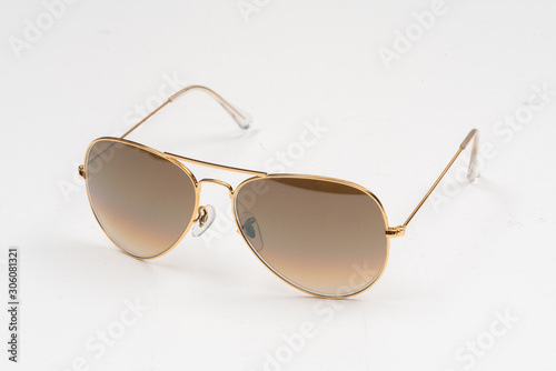Sunglasses isolated over white background