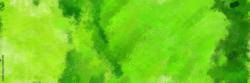 stylish design painted brush with moderate green, yellow green and green color stylish design painted brush with moderate green, yellow green and green color