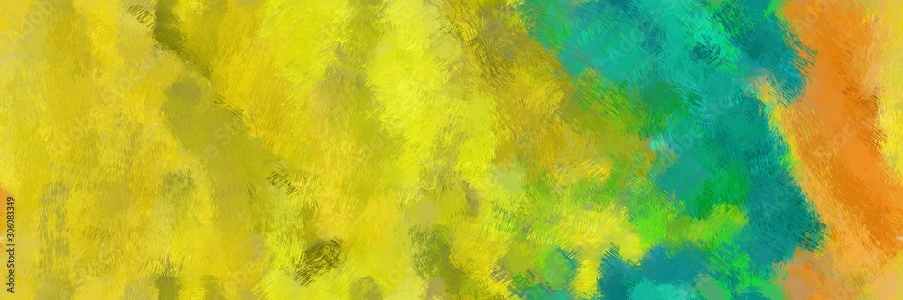 abstract design art painting with golden rod, medium sea green and olive drab color abstract design art painting with golden rod, medium sea green and olive drab color