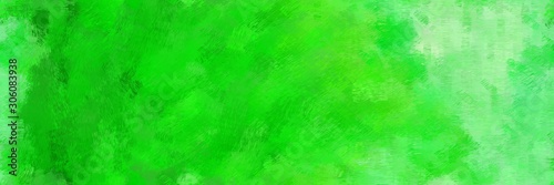 creative illustration paint brushed with lime green, pale green and pastel green color
