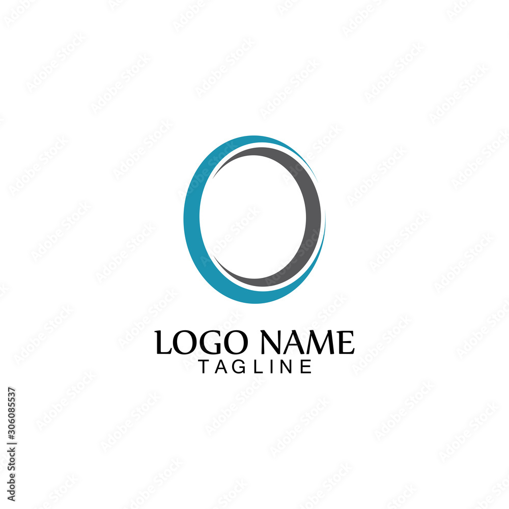 Circle logo and symbol vector icon template app