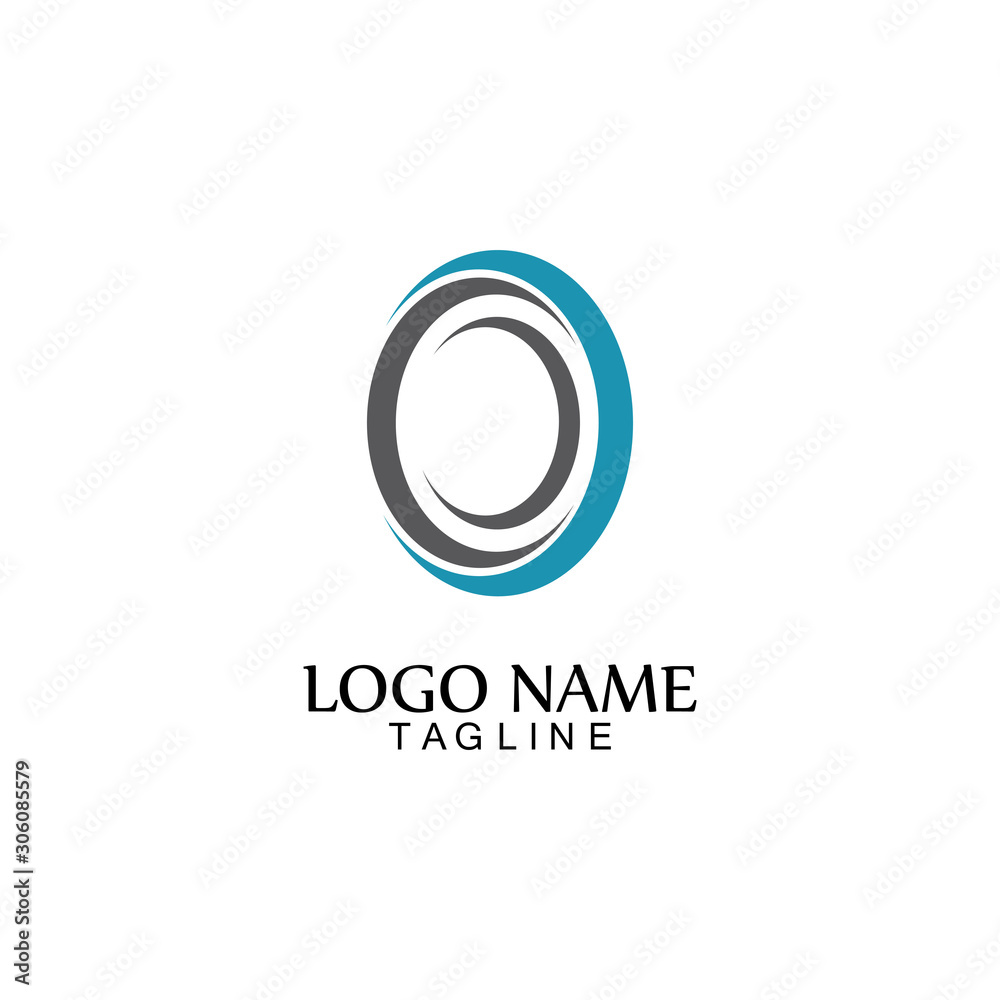 Circle logo and symbol vector icon template app Circle logo and symbol vector icon template app