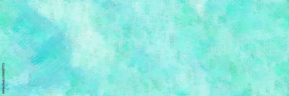 stylish illustration drawing with aqua marine, pale turquoise and turquoise color