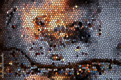 contemporary creative geometric abstract background texture. Colorful abstract pattern for textile