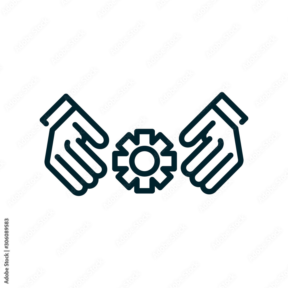 hands with flower peace and human rights line hands with flower peace and human rights line