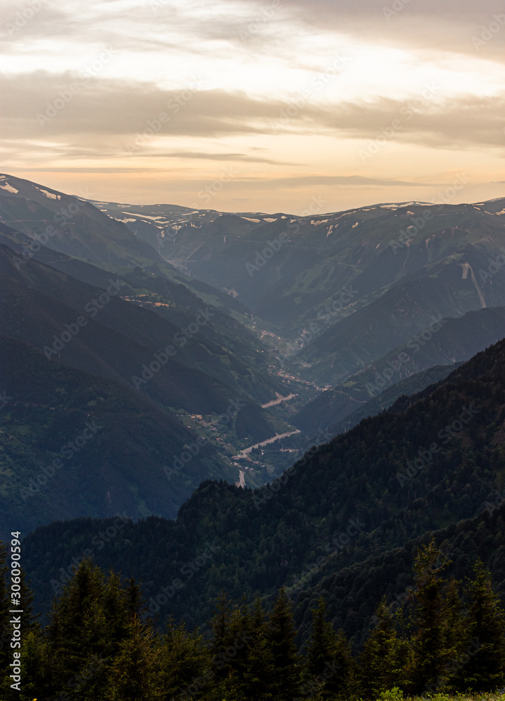 Fototapeta premium Plateau on Kackar Mountains in the Black Sea Region, Turkey