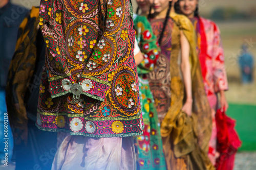 Kazakh national clothes. © Arhun