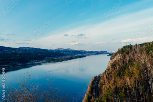 view of the sea and mountains