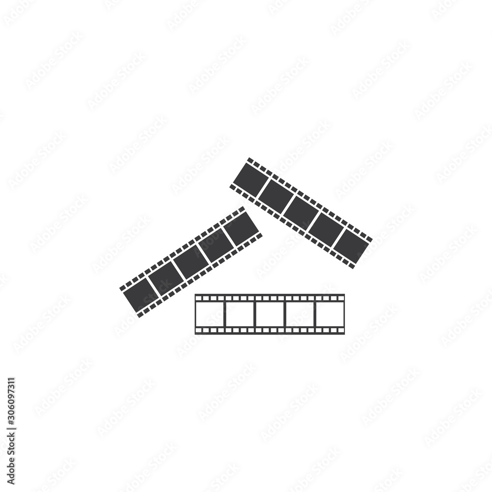 Movie film illustration vector design Movie film illustration vector design