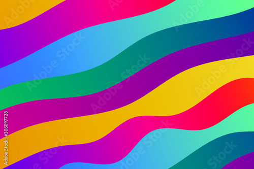 Colorful background with curved gradient lines. Pattern design for banner  poster  flyer  card  cover  brochure