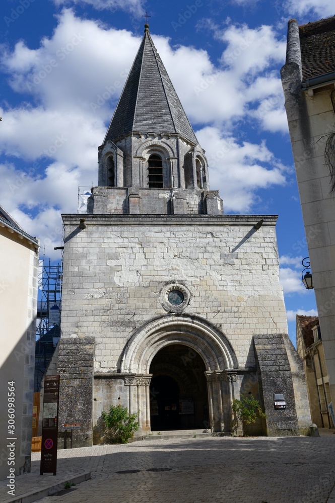  Église Saint-Ours de Loches, Loches, Indre-et-Loire, région Centre-Val de Loire , France