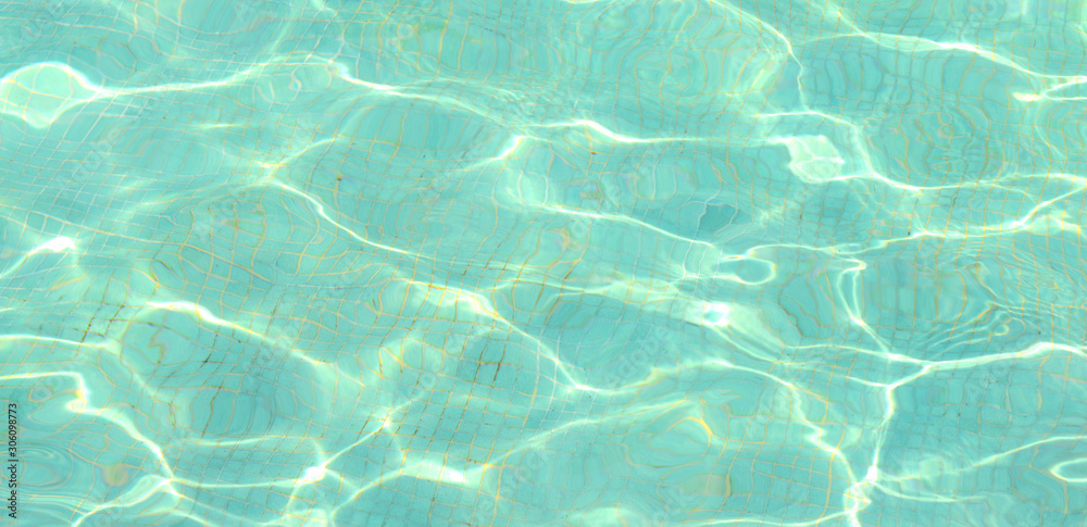 Swimming pool and sunlight reflection Swimming pool and sunlight reflection