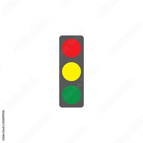 Traffic light icon vector royality