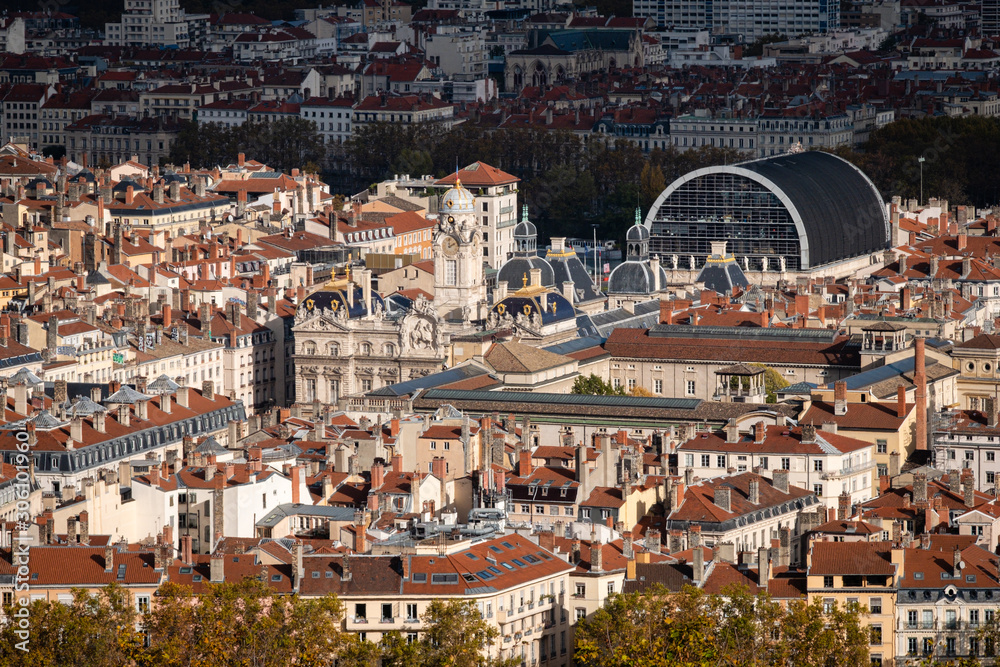 Vue de la ville de Lyon