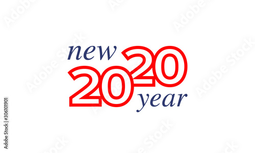 New Year 2020. Merry Christmas. Happy holiday, celebration event. Greeting card. Creative number. Typography design. Congratulation flyer. Simple text template. Poster, invitation, and banner. Vector Free Download New Year 2020. Merry Christmas. Happy holiday, celebration event. Greeting card. Creative number. Typography design. Congratulation flyer. Simple text template. Poster, invitation, and banner. Vector - GFXLoad